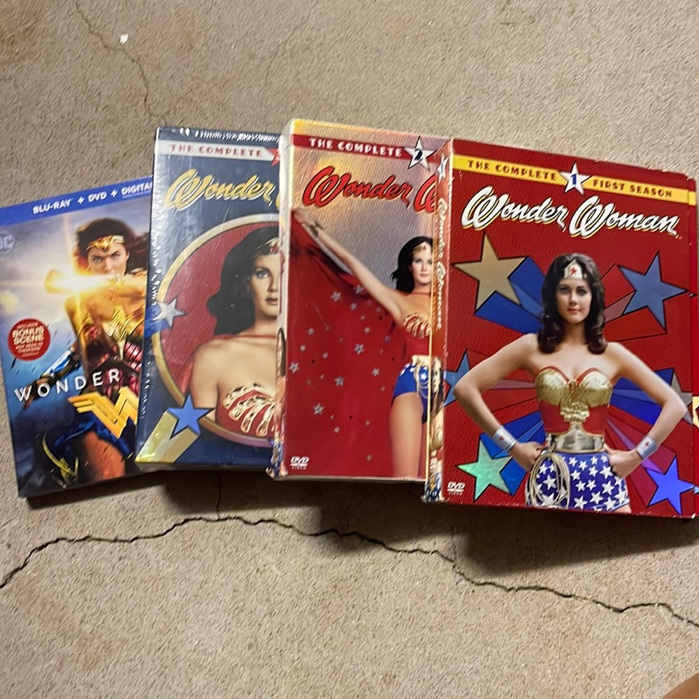 Wonderwoman Seasons 1 - 3 and Wonderwoman Movie